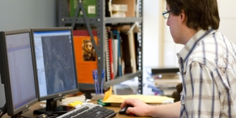 Person working at computer