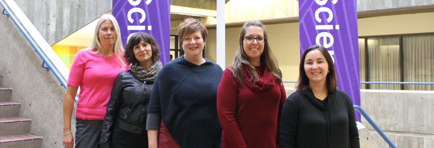 Wendy Palmer, Sandra Vilovski, Trish Regier, Ann Seabrook and Nicole Harding