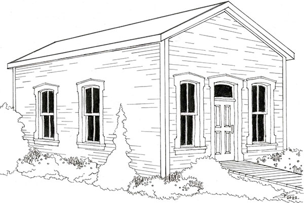 Concept sketch of the restorted African Methodist Episcopal Church