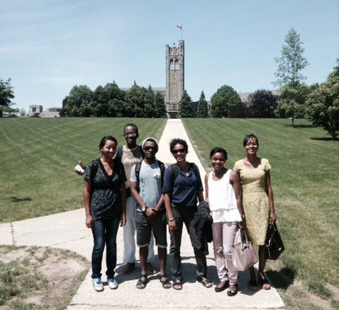 Students from University of Antsiranana visiting Western University