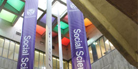 Banners in Social Science Centre